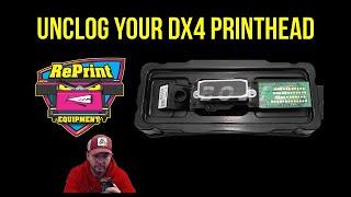 Unclogging your Epson DX4 PRINTHEAD Roland Mutoh Mimaki How-To