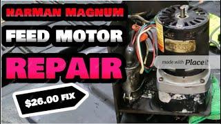 HOW TO REPLACE HARMAN MAGNUM STOKER FEED MOTOR BEARINGS  Save $500