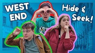 we played HIDE & SEEK in the West End! | theatre challenge ft @AeronJamesand @EllieTalksTheatre