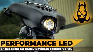 HOGWORKZ® 7" LED Performance Headlight for Harley-Davidson® Touring '94-'24