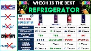 Best Single Door Refrigerator 2024LG vs Samsung vs Godrej vs Whirlpool Refrigerator in India