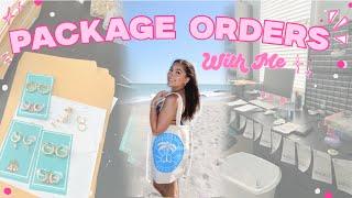 Package orders with me | VIRAL TIKTOK JEWELRY BUSINESS | BOARDWALK BEADS