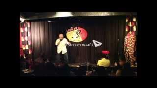 Comedian Ray Grady performing at the J Spot