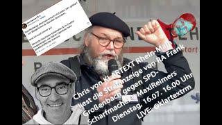 LIVESTREAM DER STRAFANZEIGE gegen SPD @MaxiReimers von RA Frank Großenbach via KLARTEXT