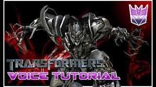 How To Do The Voice Of Megatron! (Hugo Weaving)