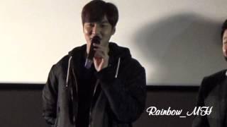 [직캠] 20150124 LeeMinHo 강남1970 대한, 서울, 피카디리극장 무대 인사 및 출퇴근~~by Rainbow_MH