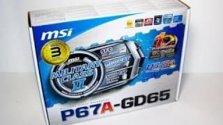 Futurelooks Unboxes the MSI P67A-GD65 LGA1155 "Sandy Bridge" Motherboard