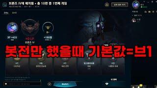 롤 생배 4일차 결과 + 쪼렙 일반게임 mmr 배치 반영 여부 파악