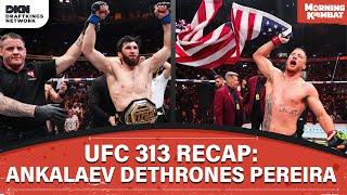 UFC 313 Recap: Ankalaev dethrones Pereira, Gaethje outworks Fiziev | MORNING KOMBAT