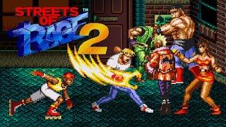 Streets of Rage 2 (1992) SEGA / Arcade - 2 Players, Axel and Blaze [TAS]