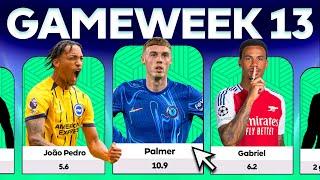 FPL PLAYERS TO BUY | GW13 