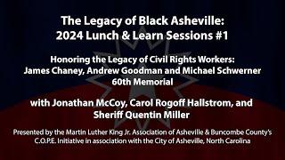 The Legacy of Black Asheville: Juneteenth 2024 Lunch and Learn #1