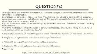 MCPA Level 1 Dumps