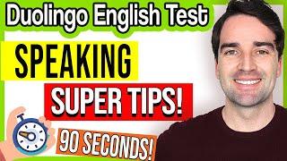 Duolingo English Test, Speaking for 90 Seconds | Super Tips and Practice Questions - Study for DET