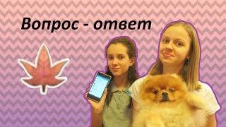 ВоПрОсИкУс-ОтВеТиКуС №4 от Vika and Nastya (осенний)