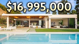 INSIDE a $16,995,000 BEVERLY HILLS Modern Mansion with Incredible Views!