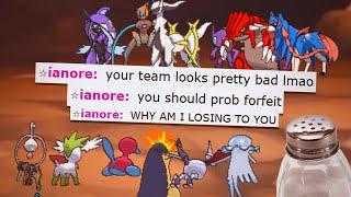 SALTY LEGENDARY SPAMMER BURSTS INTO SALTY TEARS ON POKEMON SHOWDOWN!