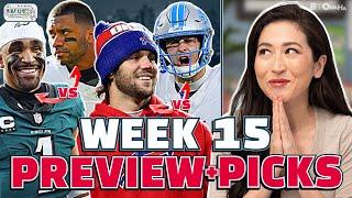 WEEK 15 PREVIEWS & PICKS: Make-or-break games ahead?! | The Mina Kimes Show ft. Lenny