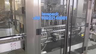 Fully automatic liquid filling machine sauce filling machine piston type filler