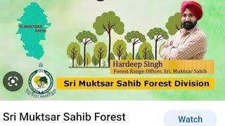 Sri Muktsar Sahib Forest Division, Schemes and Plantation to increase green cover