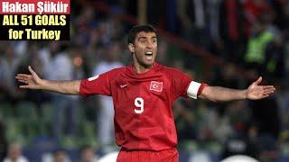 Hakan Sukur ◉ All 51 Goals for Turkey 