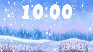 Peaceful Winter 10 minute timer #timer #classroomtimer