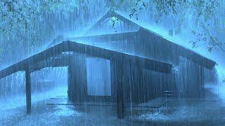 Sleep Instantly with Powerful Rain Sounds & Loud Thunder Under the Ancient Tent Roof in The Mist