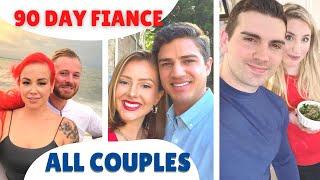 90 Day Fiancé Season 1 to 9 All Couples: Together or Not? New Relationships & More!