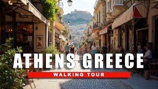 [LIVE]  Athens 2021 Walking Tour !! From Varvakeios Central Market to Monastiraki Square