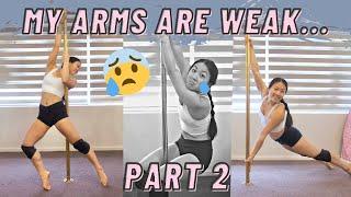 15 Pole Dance Moves for Beginners with 'Weak' Arms (Part 2)