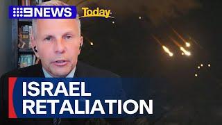 Israel planning 'harsh' response to Iranian missile attack | 9 News Australia