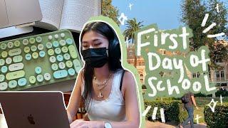 my first day of college at USC