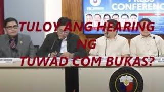 KAKAPASOK LANG: TULOY ANG HEARING NG TUWADCOM BUKAS? KWENTONG ACE. BERBERO?