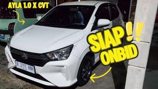 Mobil Baru Untuk Onbid Taxi Online AYLA 1.0 X CVT | Vlog taxi online