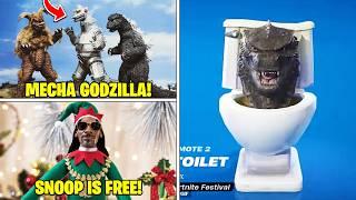 Fortnite Update! (SKIBIDI TOILET, MECHA GODZILLA, Winterfest 2024)