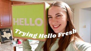 Trying Hello Fresh! (Review) Is it worth the hype? *not sponsored*