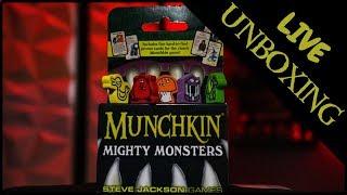 Unboxing Board Games! Munchkin Mighty Monsters