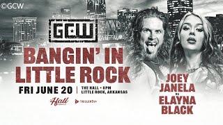 Joey Janela v Elayna Black / Singles Match / GCW Bangin' in Little Rock 2025 / WWE 2K25