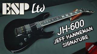 ESP LTD JH-600 Jeff Hanneman Signature 2015 H Dagger Inlays Kahler EMG Slayer guitar close up video