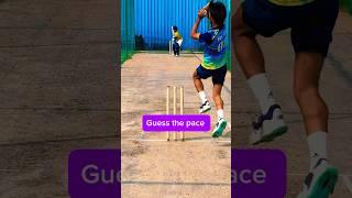 Guess  Pace of the bowler||Cricket Batting Practice#cricket #battingtips #battingtechnique #shorts