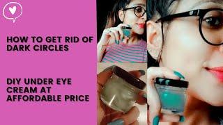 DIY Under Eye Cream at affordable price | How to treat dark circles Sakshi - The Explorer #diyeyegel