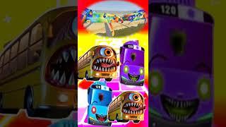 Bus Eater vs Tayo The Little Bus vs Tayo Exe X Coffin Dance Tiles Hop Edm Rush