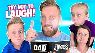 Try NOT to LAUGH Challenge! (Dad Jokes Edition) K-City Family