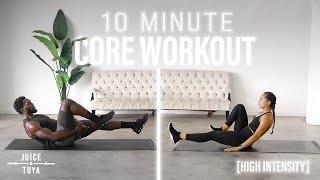 10 Minute High Intensity Abs/Core Workout [For Advanced and Beginners]