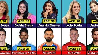 Famous Cricketers & Their Wives: AGE Comparison