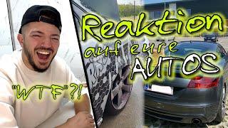 ICH reagiere auf eure Autos Teil 1 | Reaction Video | #reaction #video #bunjoboost #zuschauer