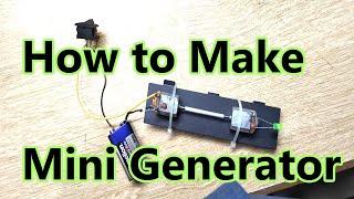 how to Make Mini Generator at home ( low cost ) Tech Plus I.T