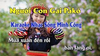 Người Con Gái Pakô Karaoke Nhạc Sống - Tone Nữ