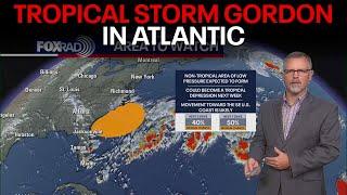 Tropical Storm Gordan in Atlantic, heavy rain possible on East Coast | Tropical Weather Forecast