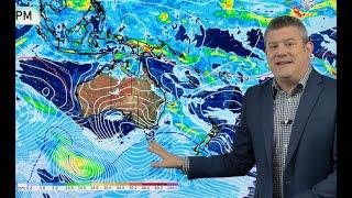 Australia 7 Day Rainfall: Temperature swings & severe thunderstorms